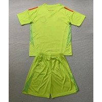 Camiseta Alemania Portero Visitante Equipación para niños Eurocopa 2024 manga corta (+ pantalones cortos)